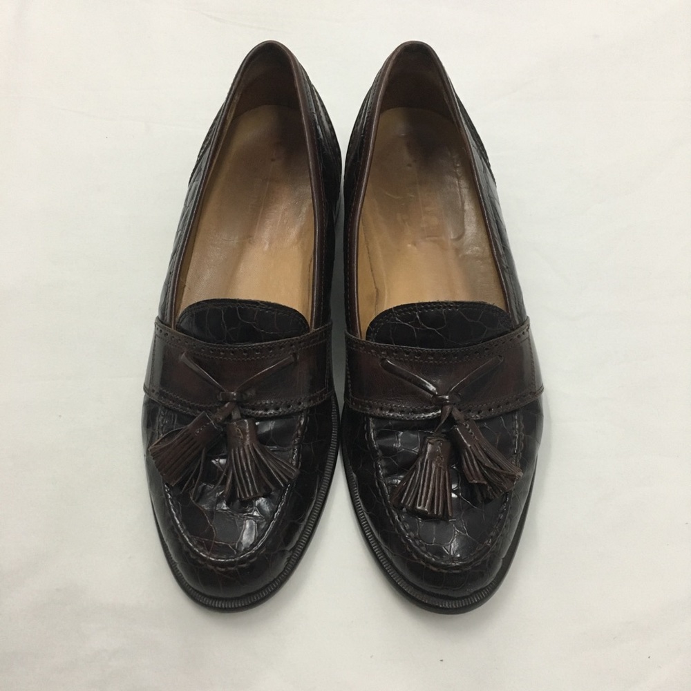 Men’s 7.5 Johnston & Murphy Leather Shoes Loafers